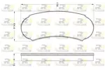 Zestaw klocków hamulcowych, hamulce tarczowe ROADHOUSE JSX 2910.18