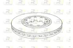 Tarcza hamulcowa ROADHOUSE NSX1153.20 (Oś tylna)