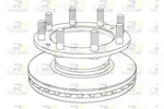 Tarcza hamulcowa ROADHOUSE NSX1162.20 (Oś przednia)