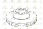 Tarcza hamulcowa ROADHOUSE NSX1175.20 (Oś przednia)