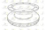 Tarcza hamulcowa ROADHOUSE NSX1199.20 (Oś tylna)