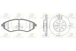 Zestaw do hamulców, hamulce tarczowe ROADHOUSE 8986.00 (Oś przednia)