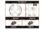Zestaw do hamulców, hamulce bębnowe ROADHOUSE SPK 3047.00
