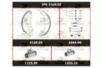 Zestaw do hamulców, hamulce bębnowe ROADHOUSE SPK 3169.08