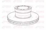 Tarcza hamulcowa REMSA NCA1156.20 (Oś przednia)