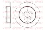 Tarcza hamulcowa REMSA 61088.00 (Oś tylna)