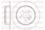 Tarcza hamulcowa REMSA 61089.00 (Oś tylna)