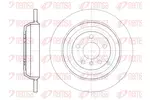 Tarcza hamulcowa REMSA 61166.00 (Oś tylna)
