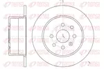 Tarcza hamulcowa REMSA 6252.00 (Oś tylna)