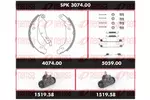 Zestaw do hamulców, hamulce bębnowe REMSA SPK 3074.00