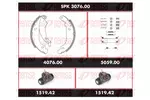 Zestaw do hamulców, hamulce bębnowe REMSA SPK 3076.00