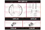 Zestaw do hamulców, hamulce bębnowe REMSA SPK 3095.02