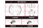 Zestaw do hamulców, hamulce bębnowe REMSA SPK 3169.02