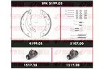 Zestaw do hamulców, hamulce bębnowe REMSA SPK 3199.03