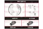 Zestaw do hamulców, hamulce bębnowe REMSA SPK 3302.01