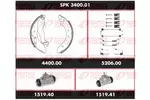 Zestaw do hamulców, hamulce bębnowe REMSA SPK 3400.01