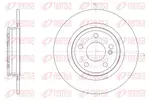 Tarcza hamulcowa REMSA 61523.00 (Oś tylna)