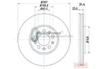 Tarcza hamulcowa JAPANPARTS DI0901JM (Oś przednia)