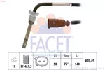 Czujnik temperatury spalin FACET 22.0018