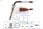 Czujnik temperatury spalin FACET 22.0268