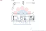 Przewody zapłonowe - zestaw FACET 4.7004