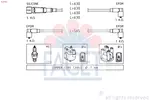 Przewody zapłonowe - zestaw FACET 4.8493