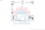 Przewody zapłonowe - zestaw FACET 4.9503