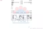 Przewody zapłonowe - zestaw FACET 4.9888