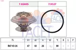 Termostat układu chłodzenia FACET 7.8260