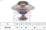 Termostat układu chłodzenia FACET 7.8363S
