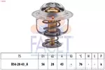 Termostat układu chłodzenia FACET 7.8403S