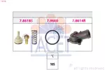 Termostat układu chłodzenia FACET 7.8619K