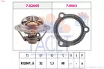 Termostat układu chłodzenia FACET 7.8647