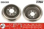 Bęben hamulcowy TRW DB4369