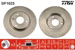 Tarcza hamulcowa TRW DF1025