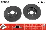 Tarcza hamulcowa TRW DF1036