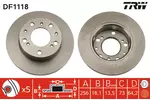 Tarcza hamulcowa TRW DF1118 - fot.1