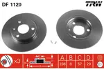 Tarcza hamulcowa TRW DF1120