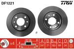 Tarcza hamulcowa TRW DF1221 - fot.1