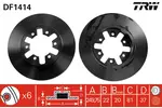 Tarcza hamulcowa TRW DF1414