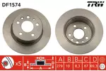 Tarcza hamulcowa TRW DF1574 - fot.1