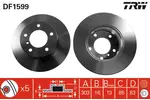 Tarcza hamulcowa TRW DF1599