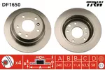 Tarcza hamulcowa TRW DF1650
