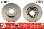 Tarcza hamulcowa TRW DF1697