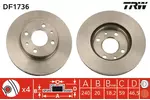 Tarcza hamulcowa TRW DF1736