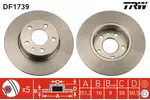 Tarcza hamulcowa TRW DF1739 - fot.1