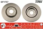 Tarcza hamulcowa TRW DF1757 - fot.1