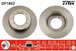 Tarcza hamulcowa TRW DF1802