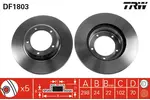 Tarcza hamulcowa TRW DF1803 - fot.1