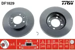 Tarcza hamulcowa TRW DF1829